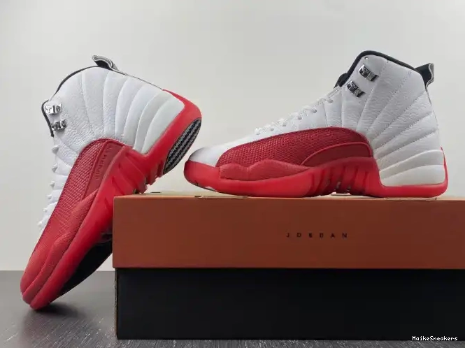 MaikeSneakers Retro 130690-110 12 Air Cherry Jordan 0516